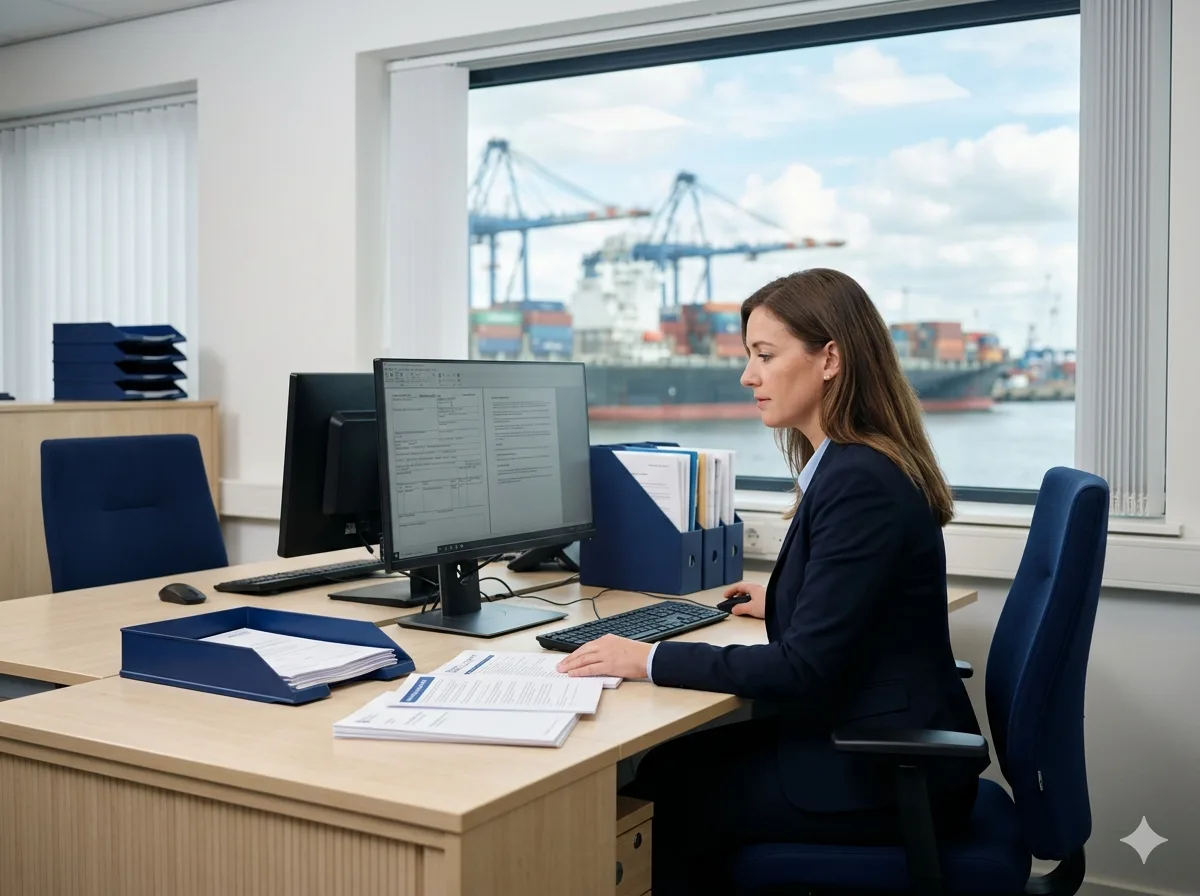 Container shipping logistics